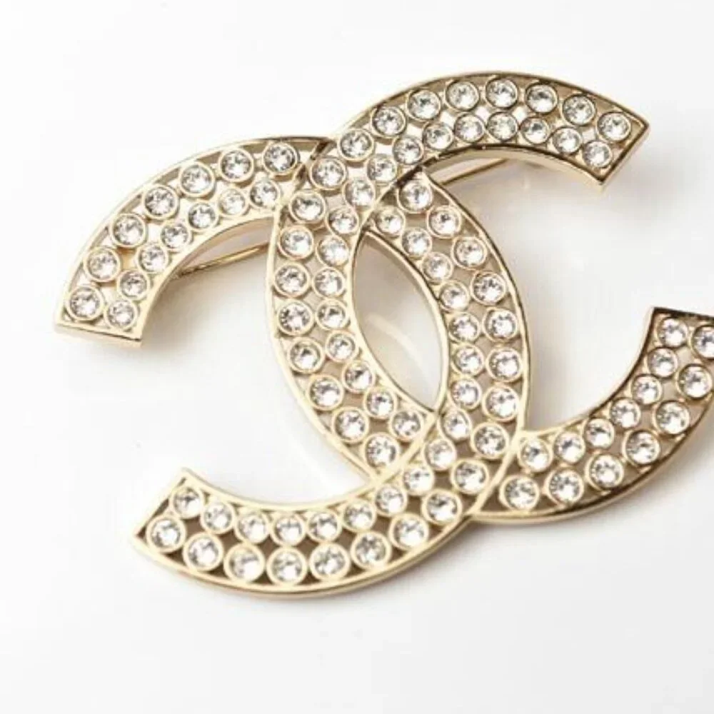 Chanel Brooch Pin Rhinestone - Picture 2 of 6